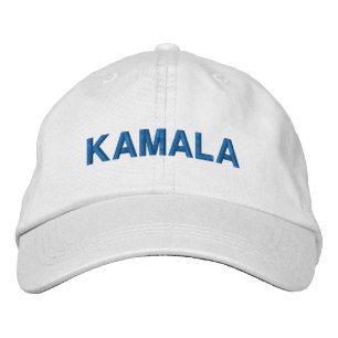 Kamala moderne blaue Typografie individuell Bestickte Baseballkappe