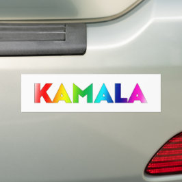 Kamala Moderne Farbvariante Autoaufkleber