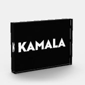 Kamala moderne mutige Typografie minimalistisch sc Fotoblock (Links)