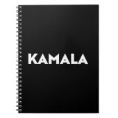 Kamala moderne mutige Typografie minimalistisch sc Notizblock (Vorderseite)