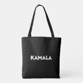 Kamala moderne mutige Typografie minimalistisch sc Tasche (Rückseite)