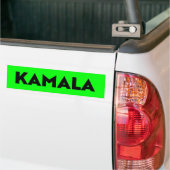 Kamala moderne, mutige Typografie neongrüne Klappe Autoaufkleber (Auf Lkw)