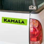 Kamala moderne, mutige Typografie schwarz-grüne Kl Autoaufkleber (Auf Lkw)