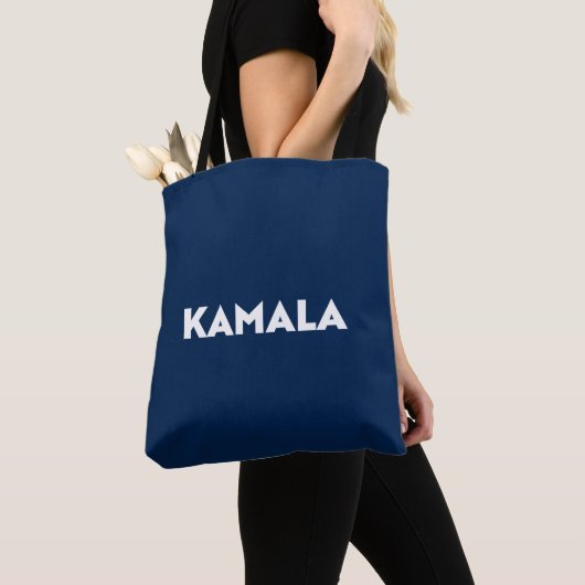 Kamala moderne Typografie minimalistische Marine b Tasche (Von Nahem)