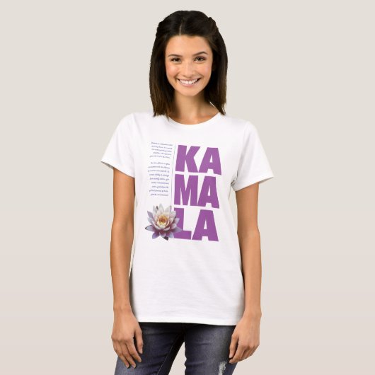 Kamala Name Meaning T-Shirt (Vorne ganz)