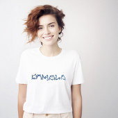 Kamala Niedliche Kat Typografie Original T-Shirt