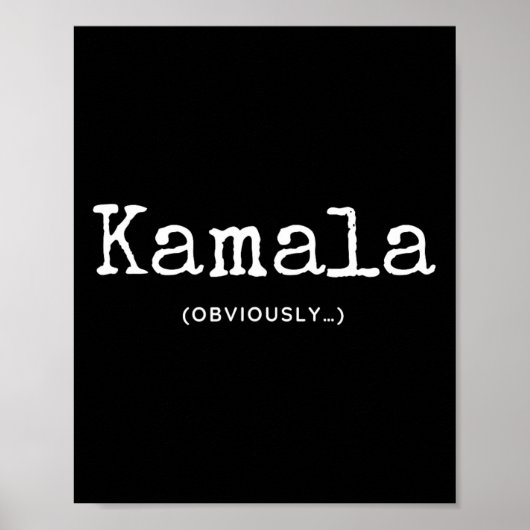 Kamala (offensichtlich) poster (Vorne)