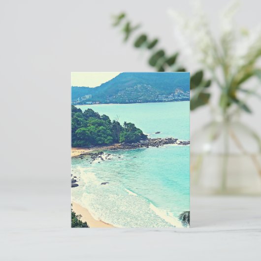 Kamala Phuket Thailand Feiertagspostkarte (Stehend Vorderseite)