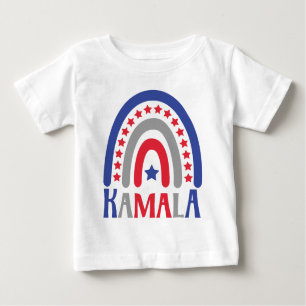 Kamala Political Boho Patriotic Rainbow Modern Baby T-shirt