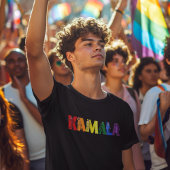 KAMALA Rainbow Pride Flag 2024 T - Shirt