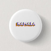 Kamala Retro Pride Button (Vorderseite)
