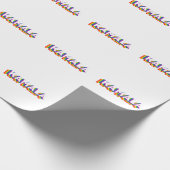 Kamala Retro Pride Geschenkpapier (Ecke)