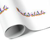 Kamala Retro Pride Geschenkpapier (Rolleneckpunkt)