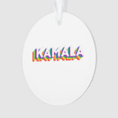 Kamala Retro Pride Ornament (Vorderseite)