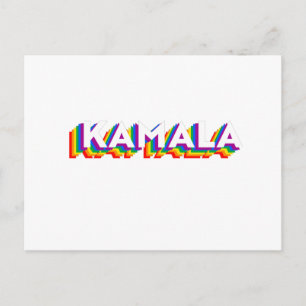 Kamala Retro Pride Postkarte
