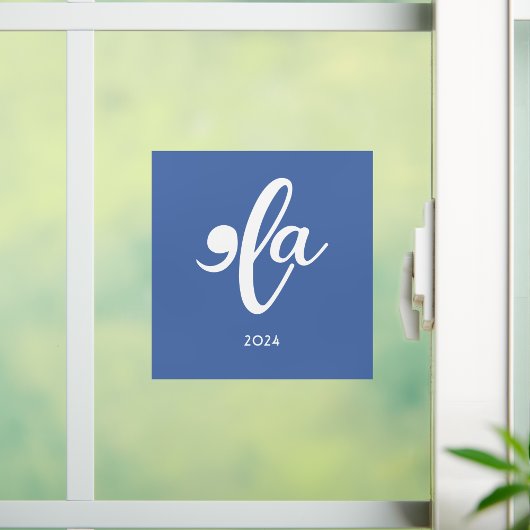 Kamala sagt ihren Namen 2024 Fensteraufkleber