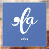 Kamala sagt ihren Namen 2024 Fensteraufkleber (Blatt 2)