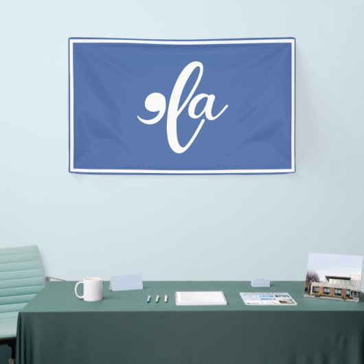 Kamala sagt ihren Namen Banner (Messeveranstaltung)