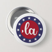 Kamala sagt ihren Namen Button (Vorne & Hinten)