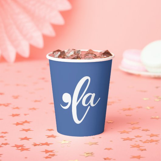 Kamala sagt ihren Namen Pappbecher (Insitu)