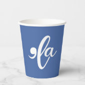 Kamala sagt ihren Namen Pappbecher (Vorderseite)