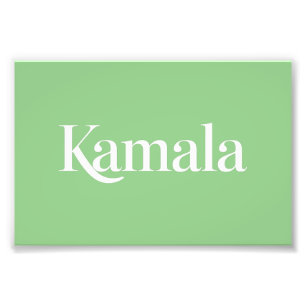 Kamala Schwester Kamala Harris für Präsident 2024  Fotodruck