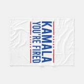 Kamala Sie sind Fired 2024 Funny Donald Trump Spri Fleecedecke (Vorderseite (Horizontal))