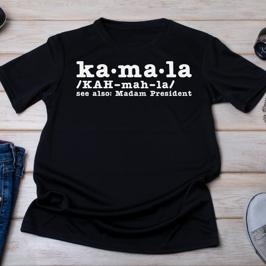 Kamala Siehe auch: Frau Präsidentin Phonetic T-Shirt
