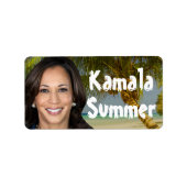 Kamala Sommer 2024 Adressaufkleber (Vorne)