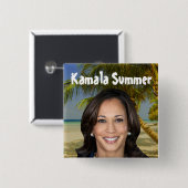 Kamala Sommer 2024 Button (Vorne & Hinten)