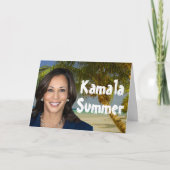 Kamala Sommer 2024 Karte (Vorderseite)