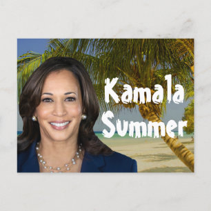 Kamala Sommer 2024 Postkarte