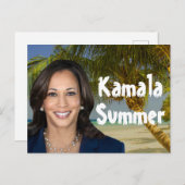 Kamala Sommer 2024 Postkarte (Vorne/Hinten)