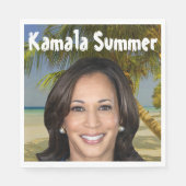 Kamala Sommer 2024 Serviette (Vorderseite)