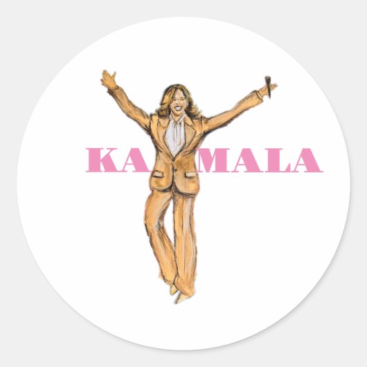 Kamala Stickers (Vorderseite)