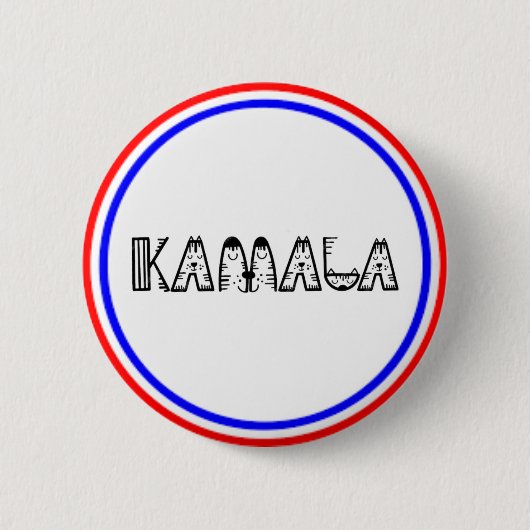 KAMALA THE PATRIOT BUTTON (Vorderseite)