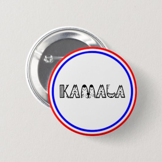 KAMALA THE PATRIOT BUTTON (Vorne & Hinten)
