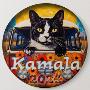 Kamala Tuxedo Cat für Kamala Button
