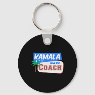 Kamala und der Coach Harris Wheimer-Kampagne 2024 Schlüsselanhänger