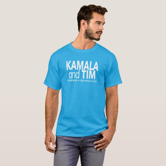 Kamala und Tim 2024 Männer-T - Shirt (Vorne ganz)
