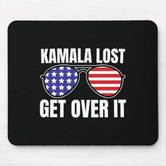Kamala verlor es, sich über den lustigen Trump-Sie Mousepad (Vorne)