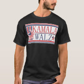 Kamala Walz 2024 Demokratisches Ticket T-Shirt (Vorderseite)
