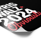 Kamala Walz 2024 Harris Waltz 2024 Fotodruck (Ecke)