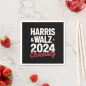 Kamala Walz 2024 Harris Waltz 2024 Serviette (Beispiel)