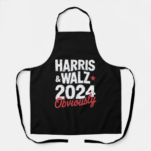 Kamala Walz Offensichtlich 2024 Harris Waltz 2024 Schürze