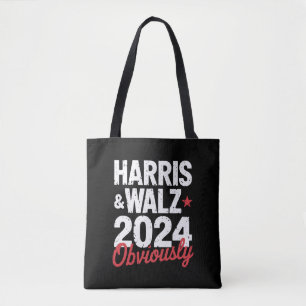 Kamala Walz Offensichtlich 2024 Harris Waltz 2024 Tasche