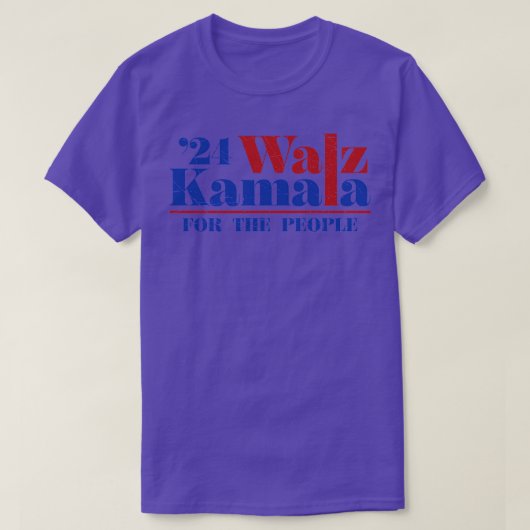 Kamala Walz T-Shirt (Design vorne)