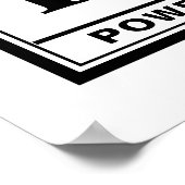 Kamala-Warnschild Poster (Ecke)