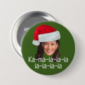 Kamala Weihnachtsmannmütze - Biden Harris 2020 lus Button (Vorne & Hinten)
