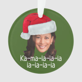 Kamala Weihnachtsmannmütze - Biden Walz 2024 lusti Ornament